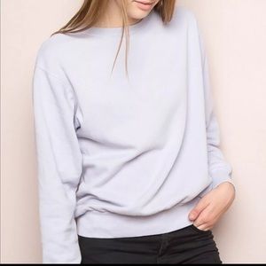 Lavender Purple Brandy Melville Erica Sweatshirt